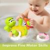 imageiPlay iLearn Baby Bath Toy Set Toddler Bathtub Toy Rechargeable Turtle Sprinkler W 5 Rings Dinosaur Spiral Water Bathtime Shower Summer Birthday Gifts 18 Month 2 3 4 Year Old Kids Boy Girl Infant