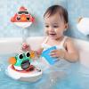 imageiPlay iLearn Baby Bath Toy for Toddlers 13 Kids Bathtub Water Toy Set 6 8 9 12 Month W Shower Cup Crab Bird Cloud ampamp Wind Up Boat Infant Fun Summer Pool Birthday Gift 2 3 4 Year Old Boys Girls