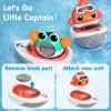 imageiPlay iLearn Baby Bath Toy for Toddlers 13 Kids Bathtub Water Toy Set 6 8 9 12 Month W Shower Cup Crab Bird Cloud ampamp Wind Up Boat Infant Fun Summer Pool Birthday Gift 2 3 4 Year Old Boys Girls