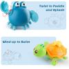 imageiPlay iLearn Baby Bath Toys w Organizer Water Squirting Octopus Wind Up Swimming Turtle Bathtub ampamp Shower Stacking Cups Gift for 6 9 12 18 Months 1 2 3 Years Toddlers Girls Boys ampamp Kids