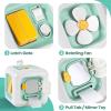 imageiPlay iLearn Green Baby Busy Cube Toy for 1 Year Old Montessori Sensory Toy Toddler 13 Learning Motor Skill Infant Activity Carseat Travel Toys Birthday Gift 6 9 12 18 Month 2 Yr Boy Girl