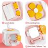 imageiPlay iLearn Pink Baby Busy Cube Toy for 1 Year Old Girl Montessori Sensory Toy Toddler 13 Infant Learning Motor Skill Activity Carseat Plane Travel Toy Birthday Gift 9 12 18 Month 2 3 Yr Kid Boy