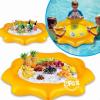 imagePool Wave 2Pack Inflatable Serving Bars Cooler Food Drink Ice Buffet Salad Serving Tray Floating Pool Card Table Game Water Toy Summer Outdoor Indoor BBQ Picnic Beach Birthday Party Supplies Decor