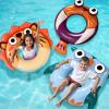 imagePool Wave Kids Swim Rings Pool Floats Toddler Inflatable Animal Swimming Tube Floaties Summer Outdoor Water Floating Toy Family Party Gift 3 4 5 6 7 8 9 Year Old Boy Girl Children Teen  3 PackLionWalrusOwl