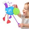 imageiPlay iLearn Baby Sensory Toys for 1 Year Old Infant Montesori Pull String Toy Silicone Teething Toy Toddler Car Seat Toy Airplane Travel Activity Birthday Gifts for 12 18 Month 2 Yr Old Boy Girl