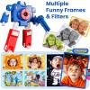 imageiPlay iLearn Kid Touchscreen Selfie Camera 1080P HD Digital Video Camera for Toddler 36 Outdoor Protable Travel Robot Camera W 32GB SD Card Birthday Gift Boy 48 Present 5 7 9 10 12 Year Old