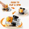 imageiPlay iLearn Stunt Construction Trucks for Toddlers 13 Baby Push Go Friction Cars Kids Pull Back Vehicle Set Boys Digger Roller Dump Truck Birthday Gift 12 18 Months 2 3 4 5 One Yrs Girls Child