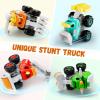 imageiPlay iLearn Stunt Construction Trucks for Toddlers 13 Baby Push Go Friction Cars Kids Pull Back Vehicle Set Boys Digger Roller Dump Truck Birthday Gift 12 18 Months 2 3 4 5 One Yrs Girls Child