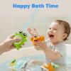 imageiPlay iLearn Baby Fishing Bath Toy Toddler Bathtub Magnetic Fishing Game WPole Net Fish Water Squirt Animal Kid Shower Bathtime for Pool Play Birthday Gift 6 12 18 Month 1 2 3 Year Old Boys Girls
