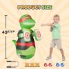 imageiPlay iLearn Inflatable Punching Bag for Kids Toddler 49 Blow up Boxing Bop Bag Toys Training Bopper WBall Toss Game Indoor Outdoor Fun Sports Activity Birthday Gift 3 4 5 6 7 812 Yr Child Boy