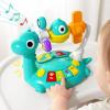 imageiPlay iLearn Baby Dinosaur Musical Piano Toy Infant Tummy Time Music Toy W Light Sound Toddler Sensory Development Learning Activity Birthday Gift 6 7 8 9 10 12 Month 1 2 3 Year Old Boy Girl Kid