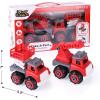 imageiPlay iLearn Take Apart Fire Trucks Assembly Toys Play Set Water Tower amp Fire Lift Truck STEM Learning Building Vehicles WScrewdriver Gift for Aged 3 4 5 6 Boy Girl Toddler Kid