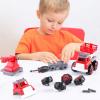 imageiPlay iLearn Take Apart Fire Trucks Assembly Toys Play Set Water Tower amp Fire Lift Truck STEM Learning Building Vehicles WScrewdriver Gift for Aged 3 4 5 6 Boy Girl Toddler Kid