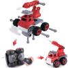imageiPlay iLearn Take Apart Fire Trucks Assembly Toys Play Set Water Tower amp Fire Lift Truck STEM Learning Building Vehicles WScrewdriver Gift for Aged 3 4 5 6 Boy Girl Toddler Kid
