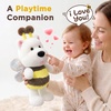image:imageiPlay iLearn Baby Talking Dog Toy Toddler Musical Plush Dancing Stuffed Animal Interactive Electronic Singing amp Repeat Tummy Time Toy Birthday Gifts 1218 Month Infant 1 2 3 Year Old Kid Girl Boy