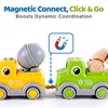 image:imageiPlay iLearn Toddler Train Toy Set for Ages 13 24 Kids Electronic Steam Train Tracks Magnetic Construction Trucks Light Sound Musical Choo Choo Train Birthday Gift for 12 18 Months Boys Girls
