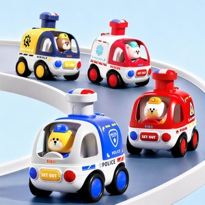 image:imageiPlay iLearn Press to Go Car Toys for Toddlers 13 Baby Animals Racing Cars Infant Play Service Vehicle Set Push Go Friction Car Toy for 1218 Month One 1 2 Year Old Boy Girl Kid 1st Birthday Gift