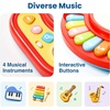 image:imageiPlay iLearn Baby Musical Toys for Toddlers 13 Infant Tummy Time Music Dancing Toy Electronic Piano Keyboard Playset Sensory Light Sound 1st Birthday Gift 12 18 Month One 2 Year Old Boy Girl Kid