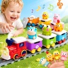 image:imageiPlay iLearn Farm Train Toy Set for Toddlers 13 Kids Steam Musical Train  12pcs Dinosaur Animal Finger Puppets Matching Sorting Montessori Learning Birthday Gift for 18 Months Ages 24 Boys Girls