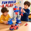image:imageiPlay iLearn Kids Magnetic Transform Robot Toy Toddler Construction Truck  5in1 Transforming Robot Car Toy STEM Learning Assemble Building Playset Cool Birthday Gifts 3 4 5 6 7 8 Year Old Boy Girl