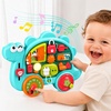 image:imageiPlay iLearn Dinosaur Busy Board Montessori Toy for Toddlers Age 13 24  Baby Music Sensory Learning Activity Board Fine Motor Development Toy Birthday Gift 18 24 Month 1 2 3 4 Yr Old Kid Boy Girl