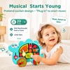 image:imageiPlay iLearn Dinosaur Busy Board Montessori Toy for Toddlers Age 13 24  Baby Music Sensory Learning Activity Board Fine Motor Development Toy Birthday Gift 18 24 Month 1 2 3 4 Yr Old Kid Boy Girl