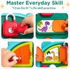image:imageiPlay iLearn Dinosaur Busy Board Montessori Toy for Toddlers Age 13 24  Baby Music Sensory Learning Activity Board Fine Motor Development Toy Birthday Gift 18 24 Month 1 2 3 4 Yr Old Kid Boy Girl