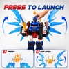 image:imageiPlay iLearn Magnetic Transform Robot Toy wWing 5in1 Transforming Car  Kids Educational STEM Building Figure Set Toddler Assemble Large Robot Toy Cool Birthday Gift 3 4 5 6 7 8 Year Old Boy Girl