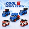 image:imageiPlay iLearn Magnetic Transform Robot Toy wWing 5in1 Transforming Car  Kids Educational STEM Building Figure Set Toddler Assemble Large Robot Toy Cool Birthday Gift 3 4 5 6 7 8 Year Old Boy Girl