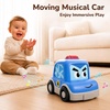 image:imageiPlay iLearn Baby Stacking Nesting Car Toy Toddler Montessori Vehicle Set  4 in 1 Infant Push Go Car Magnetic Crawling Sensory Toy w Light Sound 1st Birthday Gift for 18 Month Ages 2 3 Boy Girl Kid