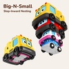 image:imageiPlay iLearn Baby Stacking Nesting Car Toy Toddler Montessori Vehicle Set  4 in 1 Infant Push Go Car Magnetic Crawling Sensory Toy w Light Sound 1st Birthday Gift for 18 Month Ages 2 3 Boy Girl Kid