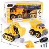 image:imageiPlay iLearn Boys Construction Truck Toys Kids Take Apart Vehicles Playset WScrewdriver Digger Excavator Dump Trucks Kids Birthday Gifts for 3 4 5 6 Year Olds Toddlers Girls Children