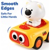 image:imageiPlay iLearn Press to Go Car Toys for Toddler 13 Baby Animal Racing Cars  Infant Push Go Pull Back Vehicle Playset 1st Birthday Gifts Stuffers for 12 18 Months One 1 2 3 Year Old Boy Girl Child Kids