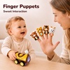image:imageiPlay iLearn Press to Go Car Toys for Toddler 13 Baby Magnetic Train Toy  Infant Push Go Friction Vehicle Set W Animal Finger Puppets 1st One Birthday Gift for 12 18 Months 1 2 3 Yr Boys Girls Kid