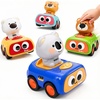 image:imageiPlay iLearn Press to Go Car Toys for Toddler 13 Baby Animal Racing Cars  Infant Push Go Pull Back Vehicle Playset 1st Birthday Gifts Stuffers for 12 18 Months One 1 2 3 Year Old Boy Girl Child Kids